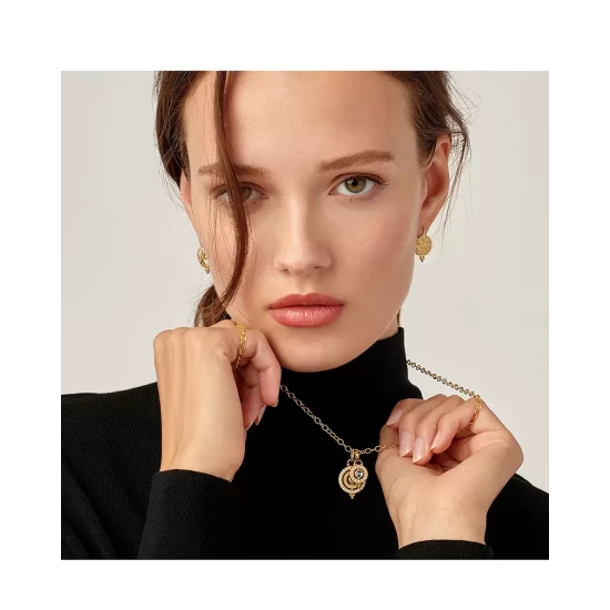 Wholesale ๐ Temple St. Clair 18K Yellow Gold Celestial Blue Moonstone & Diamond Mini Orbit Pendant Blue/white/gold ๐ฏ 4 Wholesale ๐ Temple St. Clair 18K Yellow Gold Celestial Blue Moonstone & Diamond Mini Orbit Pendant Blue/white/gold ๐ฏ - Image 2