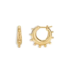 Top 10 😍 Temple St. Clair 18K Yellow Gold Yoga Small Hoop Earrings 🛒
