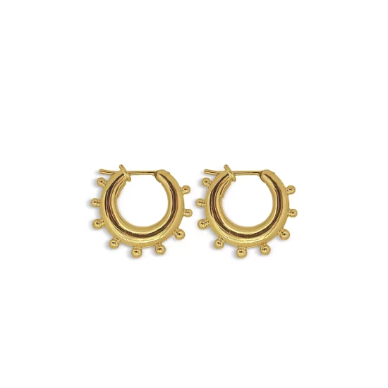 Top 10 ๐ Temple St. Clair 18K Yellow Gold Yoga Small Hoop Earrings ๐ 5 Top 10 ๐ Temple St. Clair 18K Yellow Gold Yoga Small Hoop Earrings ๐ - Image 3
