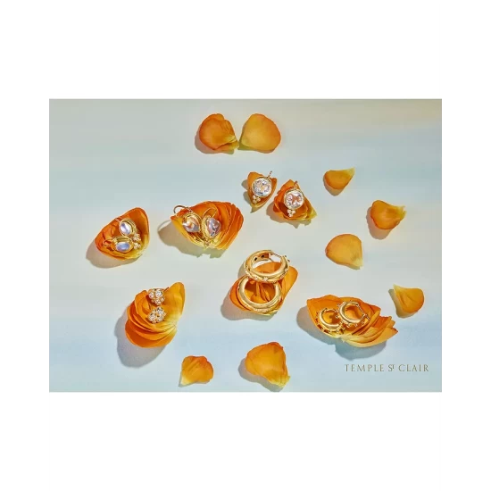 Top 10 ๐ Temple St. Clair 18K Yellow Gold Yoga Small Hoop Earrings ๐ 6 Top 10 ๐ Temple St. Clair 18K Yellow Gold Yoga Small Hoop Earrings ๐ - Image 4