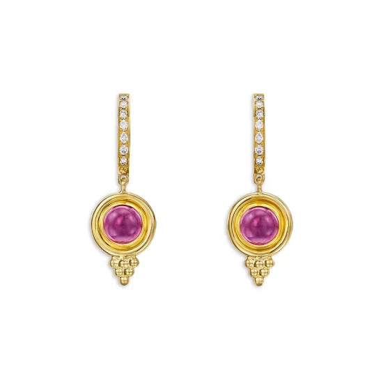 Deals ๐งจ Temple St. Clair 18K Yellow Gold Classic Pink Tourmaline & Diamond Drop Earrings Pink/gold โค๏ธ 3 Deals ๐งจ Temple St. Clair 18K Yellow Gold Classic Pink Tourmaline & Diamond Drop Earrings Pink/gold โค๏ธ