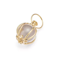 Cheapest 🔔 Temple St. Clair 18K Yellow Gold Diamond Interlocking O Rock Crystal Amulet Pendant - 150th Anniversary Exclusive White/gold 🔥 -Temple St. Clair Elegant Store unnamed file 178