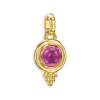 Discount 🥰 Temple St. Clair 18K Yellow Gold Classic Pink Tourmaline & Diamond Pendant Pink/gold ⌛