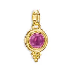 Discount 🥰 Temple St. Clair 18K Yellow Gold Classic Pink Tourmaline & Diamond Pendant Pink/gold ⌛