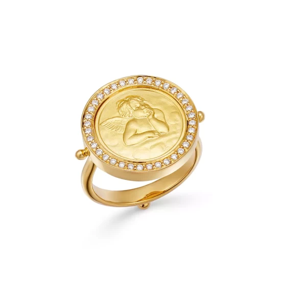 Hot Sale ๐ Temple St. Clair 18K Yellow Gold Angel Diamond Ring White/gold ๐ฅฐ 3 Hot Sale ๐ Temple St. Clair 18K Yellow Gold Angel Diamond Ring White/gold ๐ฅฐ