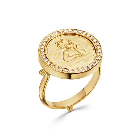 Hot Sale ๐ Temple St. Clair 18K Yellow Gold Angel Diamond Ring White/gold ๐ฅฐ 5 Hot Sale ๐ Temple St. Clair 18K Yellow Gold Angel Diamond Ring White/gold ๐ฅฐ - Image 3