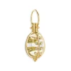 Brand new 🛒 Temple St. Clair 18K Yellow Gold CL Crystal & Diamond Amulet Pendant ⌛