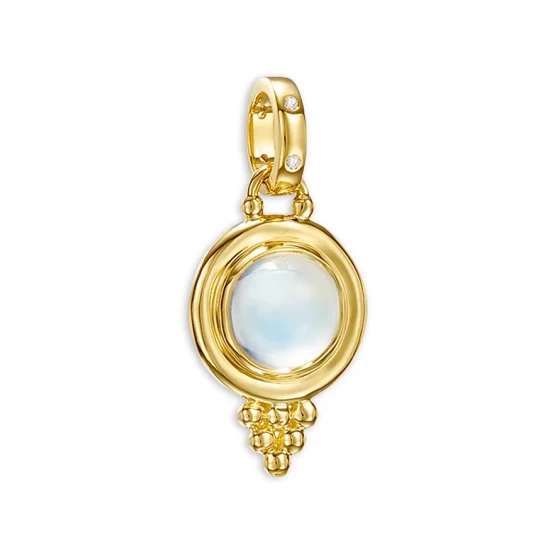 Best deal ๐ Temple St. Clair 18K Yellow Gold Classic Blue Moonstone & Diamond Pendant White/gold โญ 3 Best deal ๐ Temple St. Clair 18K Yellow Gold Classic Blue Moonstone & Diamond Pendant White/gold โญ