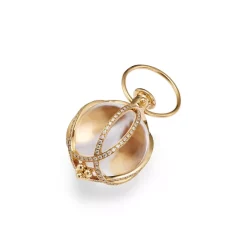 Flash Sale 🔔 Temple St. Clair 18K Yellow Gold Diamond Pavé Interlocking O Rock Crystal Amulet Pendant - 150th Anniversary Exclusive White/gold 🔥 -Temple St. Clair Elegant Store unnamed file 238