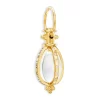 Buy 🛒 Temple St. Clair 18K Yellow Gold Celestial Oval Crystal & Diamond Astrid Amulet Pendant 🛒