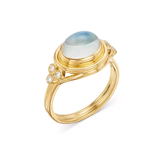 Promo ๐ Temple St. Clair 18K Yellow Gold Classic Blue Moonstone & Diamond Ring White/gold โ 3 Promo ๐ Temple St. Clair 18K Yellow Gold Classic Blue Moonstone & Diamond Ring White/gold โ