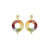 Wholesale 😀 Temple St. Clair 18K Yellow Gold High Color Wheel Halo Drop Earrings With Rainbow Gemstones & Diamonds Multi/gold 👍 -Temple St. Clair Elegant Store unnamed file 294