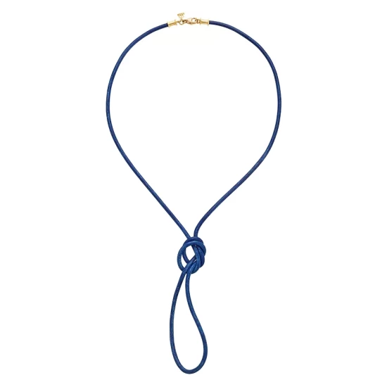 Best Pirce ๐ Temple St. Clair 18K Yellow Gold Classic Royal Blue Leather Cord Necklace, 32" Blue/gold ๐งจ 3 Best Pirce ๐ Temple St. Clair 18K Yellow Gold Classic Royal Blue Leather Cord Necklace, 32" Blue/gold ๐งจ