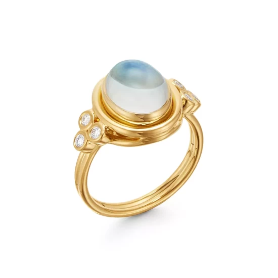 Wholesale ⭐ Temple St. Clair 18K Yellow Gold Classic Moonstone & Diamond Ring Blue/gold ⌛ 3 Wholesale ⭐ Temple St. Clair 18K Yellow Gold Classic Moonstone & Diamond Ring Blue/gold ⌛