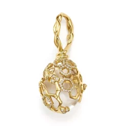 Best reviews of 😍 Temple St. Clair 18K Yellow Gold Beehive Rock Crystal Amulet Pendant With Diamonds 👍