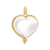 Discount 🛒 Temple St. Clair 18K Yellow Gold Rock Crystal & Diamond Heart Pendant 😍