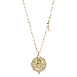 Flash Sale 🎉 Temple St. Clair 18K Gold 21mm Angel Pendant With Diamond Pavé No Color ❤️