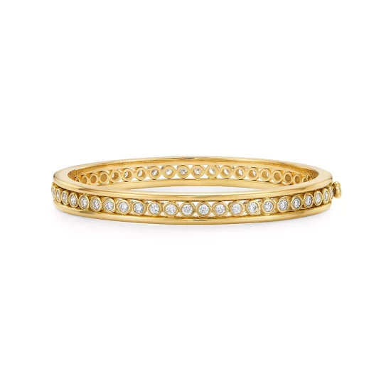 Top 10 🤩 Temple St. Clair 18K Yellow Gold Celestial Diamond Eternity Bangle Bracelet White/gold ✨ 3 Top 10 🤩 Temple St. Clair 18K Yellow Gold Celestial Diamond Eternity Bangle Bracelet White/gold ✨