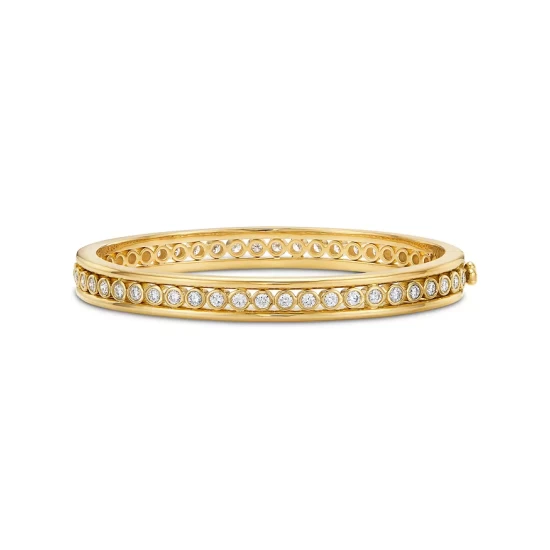 Top 10 🤩 Temple St. Clair 18K Yellow Gold Celestial Diamond Eternity Bangle Bracelet White/gold ✨ 6 Top 10 🤩 Temple St. Clair 18K Yellow Gold Celestial Diamond Eternity Bangle Bracelet White/gold ✨ - Image 4