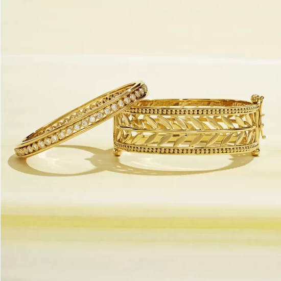 Top 10 🤩 Temple St. Clair 18K Yellow Gold Celestial Diamond Eternity Bangle Bracelet White/gold ✨ 10 Top 10 🤩 Temple St. Clair 18K Yellow Gold Celestial Diamond Eternity Bangle Bracelet White/gold ✨ - Image 8