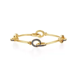 Discount 🔔 Temple St. Clair 18K Yellow Gold Celestial Blue Sapphire Orsina Link Bracelet Blue/gold 💯
