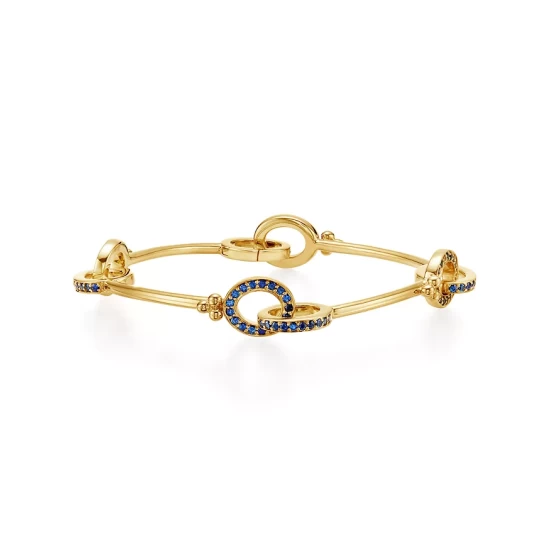 Discount 🔔 Temple St. Clair 18K Yellow Gold Celestial Blue Sapphire Orsina Link Bracelet Blue/gold 💯 3 Discount 🔔 Temple St. Clair 18K Yellow Gold Celestial Blue Sapphire Orsina Link Bracelet Blue/gold 💯