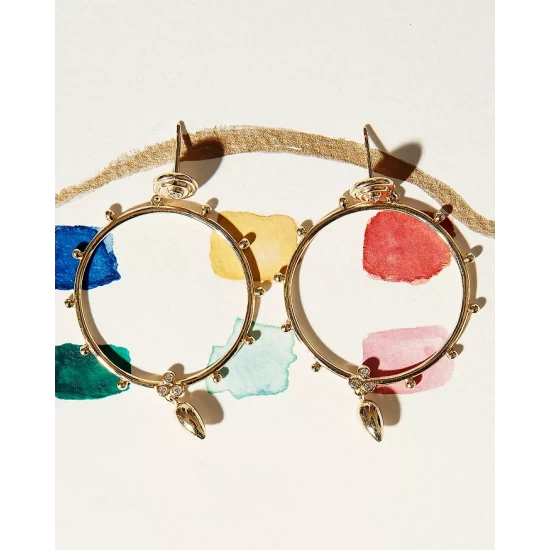 Discount โ๏ธ Temple St. Clair 18K Yellow Gold Circle Anfora Diamond Earrings ๐ 7 Discount โ๏ธ Temple St. Clair 18K Yellow Gold Circle Anfora Diamond Earrings ๐ - Image 5