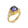 Best reviews of ✨ Temple St. Clair 18K Yellow Gold High Classic Sugar Loaf Ring With Iolite & Diamonds Blue/gold ❤️ -Temple St. Clair Elegant Store unnamed file 367