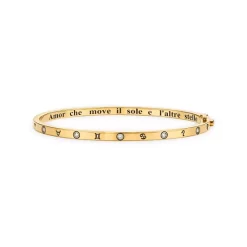 Brand new 🎁 Temple St. Clair 18K Yellow Gold Celestial Diamond Bangle Bracelet ⭐