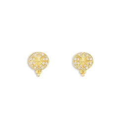 Best deal ๐ Temple St. Clair 18K Yellow Gold Celestial Diamond Sorcerer Earrings โจ