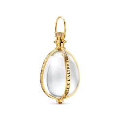 Temple St. Clair Elegant Store 15 Best reviews of โค๏ธ Temple St. Clair 18K Yellow Gold Celestial Crystal & Diamond Astrid Amulet Pendant White/gold โญ