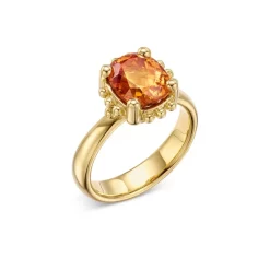 Flash Sale 🥰 Temple St. Clair 18K Yellow Gold Sassini Spessartite Garnet Ring Orange/yellow 🔥