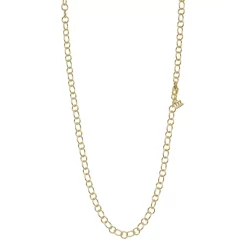 Buy 🥰 Temple St. Clair 18K Yellow Gold Ribbon Chain Necklace, 18" 🧨