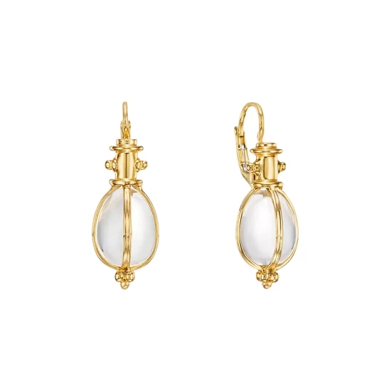 Buy โญ Temple St. Clair 18K Yellow Gold Oval Crystal Amulet Earrings Clear/gold ๐ 3 Buy โญ Temple St. Clair 18K Yellow Gold Oval Crystal Amulet Earrings Clear/gold ๐