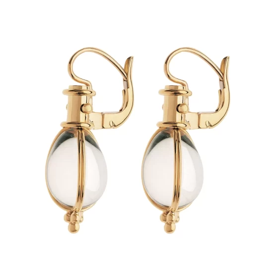 Buy โญ Temple St. Clair 18K Yellow Gold Oval Crystal Amulet Earrings Clear/gold ๐ 5 Buy โญ Temple St. Clair 18K Yellow Gold Oval Crystal Amulet Earrings Clear/gold ๐ - Image 3