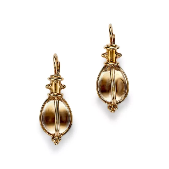 Buy โญ Temple St. Clair 18K Yellow Gold Oval Crystal Amulet Earrings Clear/gold ๐ 9 Buy โญ Temple St. Clair 18K Yellow Gold Oval Crystal Amulet Earrings Clear/gold ๐ - Image 7