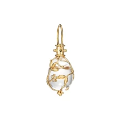 Brand new ⭐ Temple St. Clair Crystal And Diamond Vine Pendant Set In 18K Yellow Gold Clear/gold 😍