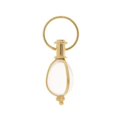 Cheapest 🎁 Temple St. Clair Oval Crystal Amulet In 18K Yellow Gold Clear/gold 🔔