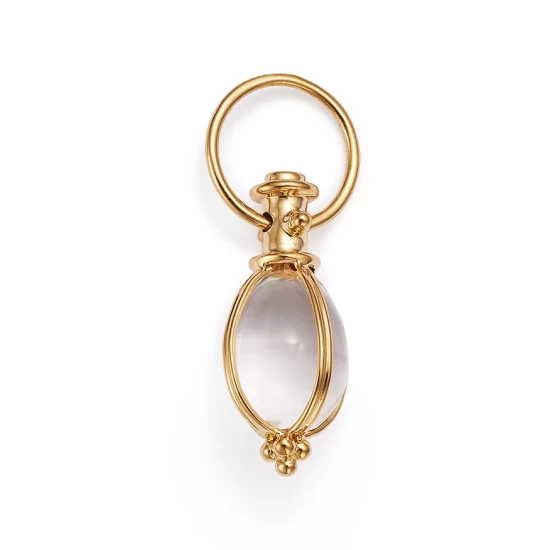 Cheapest ๐ Temple St. Clair Oval Crystal Amulet In 18K Yellow Gold Clear/gold ๐ 6 Cheapest ๐ Temple St. Clair Oval Crystal Amulet In 18K Yellow Gold Clear/gold ๐ - Image 4