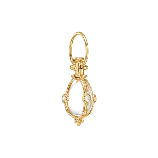 Buy 😀 Temple St. Clair Crystal Diamond Pendant Set In 18K Yellow Gold, 0.22 Ct. Clear/gold 🌟 3 Buy 😀 Temple St. Clair Crystal Diamond Pendant Set In 18K Yellow Gold, 0.22 Ct. Clear/gold 🌟