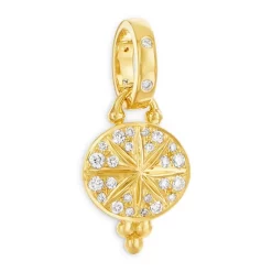 Coupon 👏 Temple St. Clair 18K Yellow Gold Celestial Diamond Mini Sorcerer Pendant 😉
