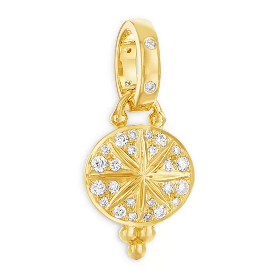 Coupon ๐ Temple St. Clair 18K Yellow Gold Celestial Diamond Mini Sorcerer Pendant ๐ 3 Coupon ๐ Temple St. Clair 18K Yellow Gold Celestial Diamond Mini Sorcerer Pendant ๐