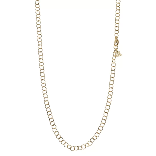 Budget 😀 Temple St. Clair 18K Yellow Gold Small Round Chain, 18'' ⌛ 3 Budget 😀 Temple St. Clair 18K Yellow Gold Small Round Chain, 18'' ⌛