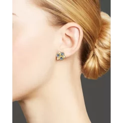 Deals ⭐ Temple St. Clair Classic Trio Earrings With Royal Blue Moonstone And Diamonds In 18K Yellow Gold Blue/gold 🧨 -Temple St. Clair Elegant Store unnamed file 95